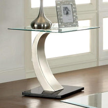 Load image into Gallery viewer, ROXO Satin Plated/Black End Table
