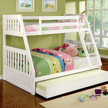 Load image into Gallery viewer, CANBERRA II White Twin/Full Bunk Bed image
