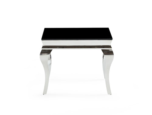 Black / Silver End Table image