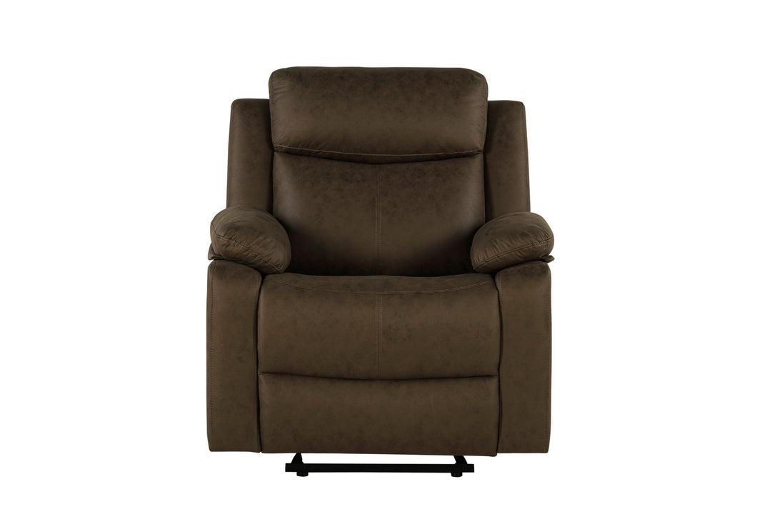 U6026 DARK BROWN 5 GLIDER RECLINER