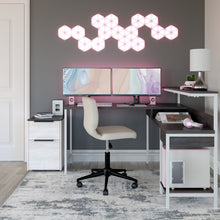 Load image into Gallery viewer, Dorrinson Home Office L-Desk with Storage

