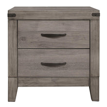 Load image into Gallery viewer, Homelegance Woodrow 2 Drawer Nightstand in Gray 2042-4 image
