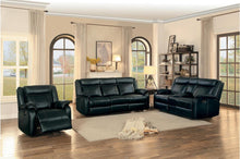 Load image into Gallery viewer, Jude Glider Recliner Chair in Black 8201BLK-1
