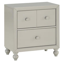 Load image into Gallery viewer, Homelegance Wellsummer 2 Drawer Nightstand in Gray 1803GY-4
