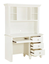 Load image into Gallery viewer, Homelegance Meghan Writing Hutch/ Desk Set in White 2058WH-14*
