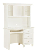 Load image into Gallery viewer, Homelegance Meghan Writing Hutch/ Desk Set in White 2058WH-14*
