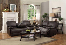 Load image into Gallery viewer, Homelegance Furniture Cassville Double Reclining Sofa in Dark Brown 8403-3

