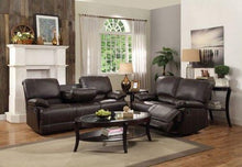 Load image into Gallery viewer, Cassville Double Reclining Sofa in Dark Brown 8403-3
