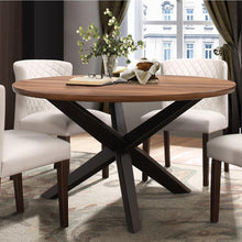 Load image into Gallery viewer, Homelegance Nelina Round Dining Table in Espresso &amp; Natural 5597-53*
