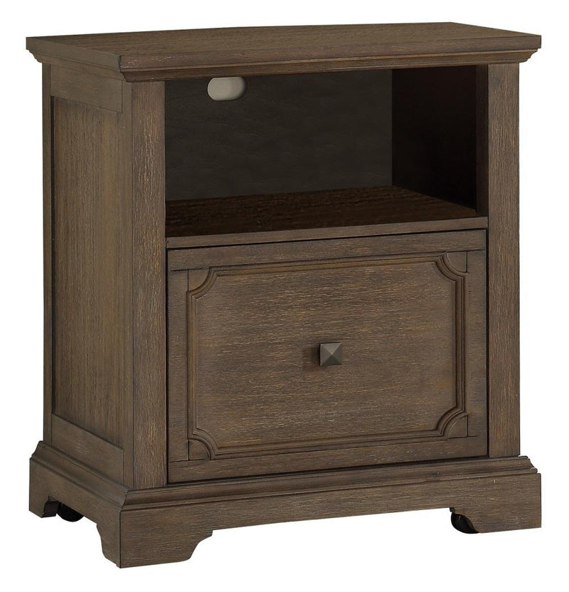 Homelegance Toulon File Cabinet in Wire-Brushed 5438-18