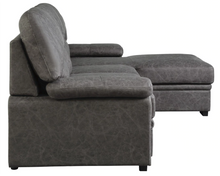Load image into Gallery viewer, Homelegance Furniture Michigan Sectional with Pull Out Bed and Right Chaise in Dark Gray 9407DG*2RC3L
