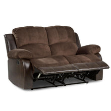 Load image into Gallery viewer, Homelegance Furniture Granley Double Reclining Loveseat in Chocolate 9700FCP-2
