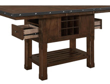 Load image into Gallery viewer, Homelegance Schleiger Counter Height Dining Table in Dark Brown 5400-36XL*
