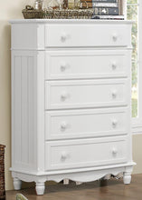 Load image into Gallery viewer, Homelegance Clementine 5 Drawer Chest in White B1799-9
