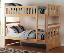 Load image into Gallery viewer, Homelegance Bartly Twin/Twin Bunk Bed in Natural B2043-1*
