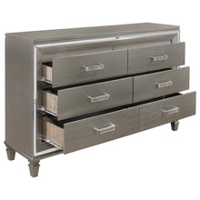 Load image into Gallery viewer, Tamsin Dresser in Silver Grey Metallic 1616-5
