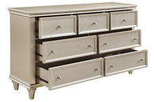 Load image into Gallery viewer, Homelegance Celandine 7 Drawer Dresser in Silver 1928-5
