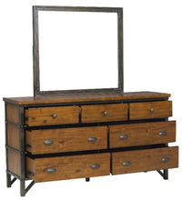 Load image into Gallery viewer, Holverson Dresser in Rustic Brown &amp; Gunmetal 1715-5
