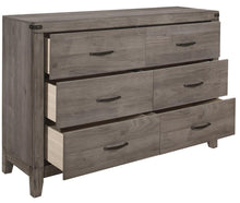 Load image into Gallery viewer, Homelegance Woodrow 6 Drawer Dresser in Gray 2042-5
