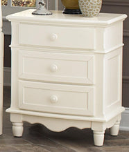 Load image into Gallery viewer, Homelegance Clementine 3 Drawer Night Stand in White B1799-4
