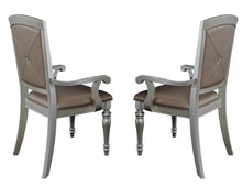 Load image into Gallery viewer, Homelegance Orsina Arm Chair in Silver (Set of 2)
