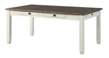 Load image into Gallery viewer, Homelegance Granby Dining Table in White &amp; Brown 5627NW-72
