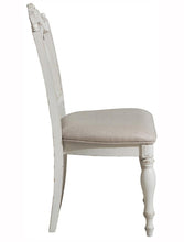 Load image into Gallery viewer, Cinderella Chair in Antique White with Grey Rub-Through 1386NW-11C
