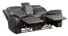 Load image into Gallery viewer, Centeroak Double Reclining Loveseat in Gray 9479BRG-2
