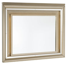 Load image into Gallery viewer, Loudon Mirror with LED Lighting in Champagne Metallic 1515-6
