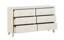 Load image into Gallery viewer, Homelegance Wellsummer 6 Drawer Dresser in White 1803W-5
