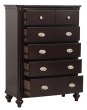 Load image into Gallery viewer, Homelegance Marston 5 Drawer Chest in Dark Cherry 2615DC-9
