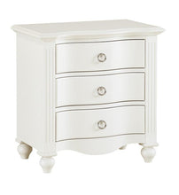 Load image into Gallery viewer, Homelegance Meghan 3 Drawer Nightstand in White 2058WH-4
