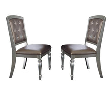 Load image into Gallery viewer, Homelegance Orsina Side Chair in Silver (Set of 2)
