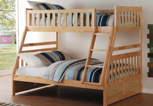 Load image into Gallery viewer, Homelegance Bartly Twin/Full Bunk Bed in Natural B2043TF-1*
