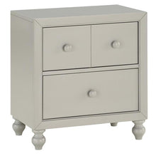 Load image into Gallery viewer, Wellsummer 2 Drawer Nightstand in Gray 1803GY-4
