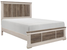 Load image into Gallery viewer, Arcadia Full Panel Bed in White &amp; Weathered Gray 1677F-1*
