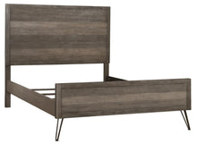 Load image into Gallery viewer, Urbanite Full Panel Bed in Tri-tone Gray 1604F-1*
