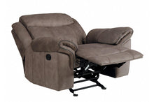 Load image into Gallery viewer, Aram Glider Reclining Chair in Dark Brown 8206NF-1
