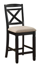 Load image into Gallery viewer, Homelegance Baywater Counter Height Chair in Black (Set of 2)
