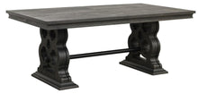 Load image into Gallery viewer, Homelegance Arasina Dining Table in Dark Pewter 5559N-96*
