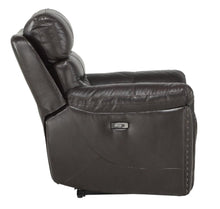 Load image into Gallery viewer, Lance Power Reclining Chair with Power Headrest and USB Port in Brown 9527BRW-1PWH
