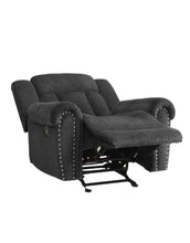 Load image into Gallery viewer, Nutmeg Glider Reclining Chair in Charcoal Gray 9901CC-1
