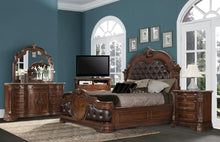 Load image into Gallery viewer, Antoinetta King Panel Bed in Warm Cherry 1919K-1EK*
