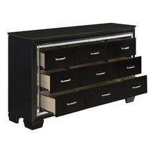 Load image into Gallery viewer, Allura Dresser in Black 1916BK-5
