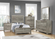 Load image into Gallery viewer, Mandan Twin Panel Bed in Weathered Gray 1910GYT-1*
