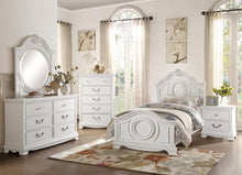 Load image into Gallery viewer, Lucida Twin Panel Bed in White 2039TW-1*
