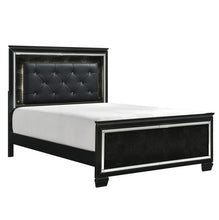 Load image into Gallery viewer, Allura King Panel Bed in Black 1916KBK-1EK*
