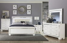 Load image into Gallery viewer, Homelegance Allura King Panel Bed in White 1916KW-1EK*
