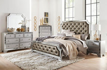 Load image into Gallery viewer, Avondale Queen Upholstered Panel Bed in Silver 1646-1*
