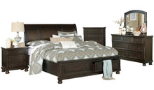 Load image into Gallery viewer, Begonia Queen Platform Bed in Gray 1718GY-1*
